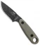 ESEE Izula-II Black Oxide Survival Fixed Blade Neck Knife Tan (2.9" Black)