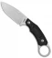 LionSteel H2 Drop Point Fixed Blade Knife Black G-10 (3.25" Stonewash)
