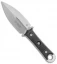 Microtech Borka SBD Dagger Fixed Blade Knife Black G-10 (4.4" Stonewash)