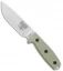 ESEE Knives ESEE-4 Fixed Blade Knife Gray Micarta (4.5" Stonewash S35VN)