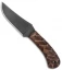 Winkler Knives Blue Ridge Hunter Fixed Blade Knife Sculpted Maple (4.1" Black)