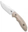 Hinderer Knives Emmett Fixed Blade Knife Natural Micarta (4" Working)