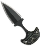 ABKT Tac Neck Knife Black Micarta (1.5" Black) AB0016