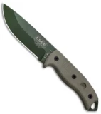 ESEE-5 Survival Fixed Blade Knife w/ Sheath (5.25" Green Plain) ESEE-5P OD