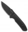 Pro-Tech George SBR Fixed Blade Knife Black G-10 (2.9" Black) Leather Sheath