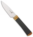 Ontario Agilite Paring Kitchen Knife Black Kraton (3.375" Satin) 2550