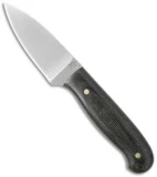 LT Wright Knives Patriot Fixed Blade Knife Black Micarta (2.5" Satin)
