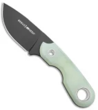 Viper Knives Berus Fixed Blade Knife Drop Point Jade G-10 (2.6" DLC)