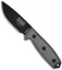 ESEE Knives ESEE-3P-MB-B Knife Black Sheath & MOLLE Back (3.88" Black)