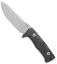 LionSteel T5 Fixed Blade Knife Black Micarta (5" Satin)