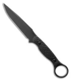 Toor Knives Anaconda Fixed Blade Knife Shadow Black G-10 (3.75" Black)