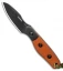 TOPS Knives Hornero Fixed Blade Knife Tan/Black Canvas Micarta (3" Black)