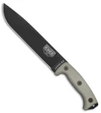 ESEE Junglas Survival Fixed Blade Knife + Sheath (10.5" Black)
