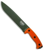 ESEE Junglas Survival Fixed Blade Knife Orange (10.4" OD Green)