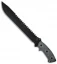 TOPS Knives Steel Eagle 111A Hunter's Point Knife (11" Black Plain)