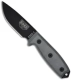 ESEE Knives ESEE-3P-MB Knife Coyote Sheath & MOLLE Back (3.88" Black)