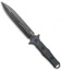 Heretic Knives Nephilim Fixed Blade Knife CF/Blue Ti (6.5" Black)