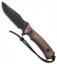 Acta Non Verba Knives M311 Spelter Fixed Knife Coyote Micarta (4.75" Black)