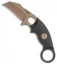 Hogue Knives EX-F03 Hawkbill Karambit Knife Tactical Black (2.25" FDE) 37320