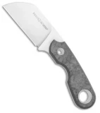 Viper Knives Berus Fixed Blade Knife Sheepsfoot Marble Carbon Fiber (3.5" Satin)