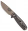 ESEE Knives ESEE-3PMDE-005 Fixed Blade Knife Coyote/Black G-10 (3.9" DE)