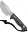 Treeman Combat Knives Path Finder Fixed Knife Green/Black Micarta (4.2" Gray)