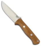 Bark River Bravo 1 Fixed Blade Knife  Natural Canvas Micarta (4.25" CPM-3V)