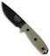 ESEE Knives ESEE-3MIL-P-B Knife Black Sheath & MOLLE Back (3.88" Black)