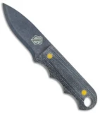 John Gray Custom Three Finger Fixed Blade Knife TeroTuf (3.1" Graytanium)