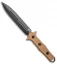 Heretic Knives Nephilim Fixed Blade Knife FDE Tan G-10 (6.5" Black SW)