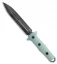 Heretic Knives Nephilim Fixed Blade Knife Natural Jade G-10 (6.5" Black DLC)
