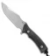 Acta Non Verba Knives M311 Spelter Fixed Blade Knife Black Micarta (4.75" SW)