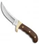 Buck Kalinga Legacy Fixed Blade Knife Brown Burlap Micarta (4.8" Satin)