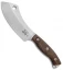 White River Camp Cleaver Fixed Blade Knife Natural Burlap Micarta  (5.5" SW)
