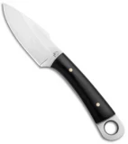 LT Wright Knives Stealth Neck Knife Black Paper Micarta Polished (3" Satin)