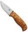 Helle Wabakimi Outdoor Fixed Blade Knife Curly Birch (3.5" Polish) #630