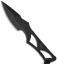 Spartan Blades Enyo Knife Fixed Blade Neck EDC (2.69" Black Plain) SB2
