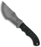 TOPS Knives Tom Brown Tracker #3 Fixed Blade Knife Black Micarta (5.5" Gray)