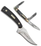 Old Timer Sharpfinger Fixed Blade & Junior Pocket Knife Combo Set