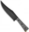 TOPS Knives Prather War Bowie Fixed Blade Knife (7.8" Black) PWB-01