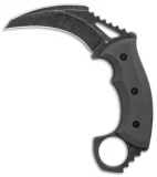 HavocWorks Custom KAOS-BIT Karambit Knife Gray G-10 (3.25" Acid Stonewash)