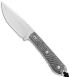 Chris Reeve Nyala Fixed Blade Knife Black Micarta (3.75" Stonewash)