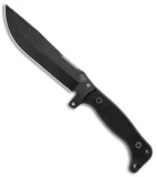 DoubleStar Pathseeker Bushcraft Fixed Blade Black G-10 (6.5" Black SW)