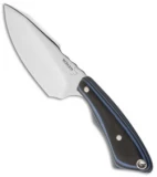 Boker Plus Rambler Fixed Blade Knife Black/Blue G-10 (2.75" Satin Plain) 02BO182