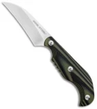 Real Steel Banshee Fixed Blade Green/Black G-10 (3.25" Satin)