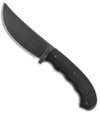 Case Winkler Hambone Fixed Blade Knife Black Canvas Laminate (4.8" Black)