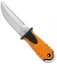 MAC Coltellerie Tekno 304 Fixed Blade Dive Knife Orange (4.25"  Serr) 02MS004