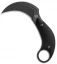 Bastinelli Creations B.A.K. Karambit Fixed Blade Knife Black G-10 (3.25" Black)