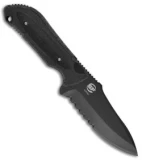 Surefire Echo Fixed Blade Knife (4.4" Black Serr) EW-05