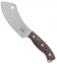 White River Camp Cleaver Fixed Blade Knife Black/Red Richlite (5.5" SW)